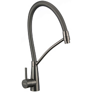 Смеситель для кухни с гибким изливом Fmark FS8255Q-06, графит