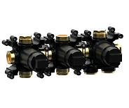 Внутренняя часть Almar Modular Push, термостатического смесителя на 2 потребителя, горизонтальный модуль (E176908)