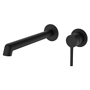 Смеситель Raglo R20.11.06 для раковины встраиваемый монолитный, черный