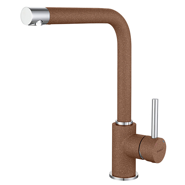 Смеситель для кухни GranFest 3651, терракот