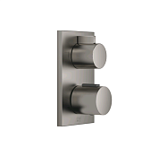 Смеситель для душа Dornbracht Series specific, с двухсторонней регулировкой объема подачи , платина темная сатинированная (Dark Platinum Satin) (36.426.670.99)