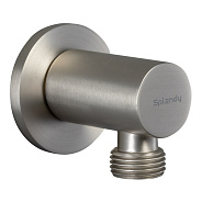 Шланговое подсоединение Splendy круглый отражатель без держателя никель брашированный (AA215NRLNB)