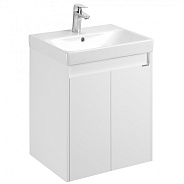 1A2788K0SD010 Набор: 1A278801SD010 Тумба-умывальник Сканди Doors 55 Белый глянец/Белый матовый/ 1WH501620 Умывальник Адриана 55