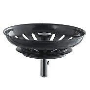 Фильтр выпуска для кухонной мойки FASHUN графит (AS201-17)