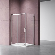 Душевой уголок Vincea Dice (VSR-4D8013CL) 1300х800 мм, хром, стекло прозрачное