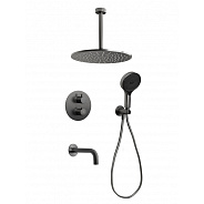 Душевая система встраиваемая FILARETE Роун FL1052BG, графит