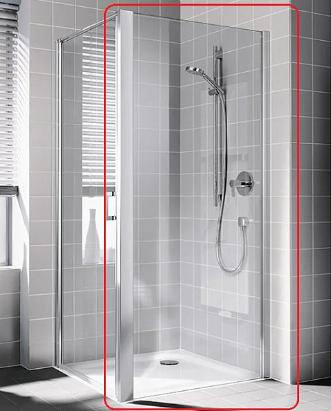 Боковая стенка для комбинации с дверью Kermi Cada Xs 860-910/2000 CKTWD09020VPK