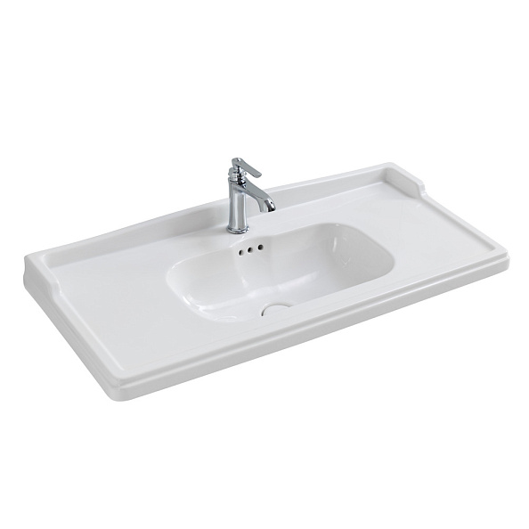 Керамическая раковина Cezares Giubileo 1000х460х80 (CZR-ELT-100-LVB)