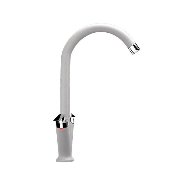 Смеситель для кухни Ulgran U-011-341, ультра-белый