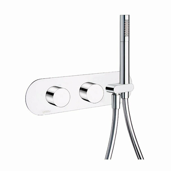 Смеситель для душа Carimali на 3 потребителя, хром (21938EST/A-CR)