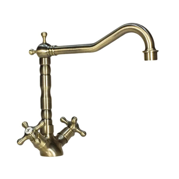 Смеситель для кухни Ulgran U-014, бронза