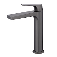 Смеситель Raglo R07.15.09 для раковины высокий монолитный, графит