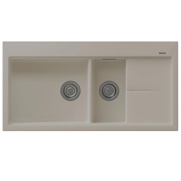 Кухонная мойка с разделочной доской Florentina РОССАНА 20.335.E1000.107, песочный