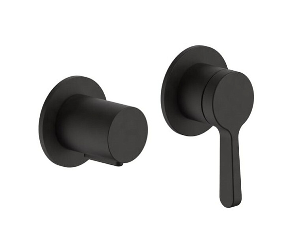 Смеситель для душа Fantini Torino, на 2 потребителя, Deep Black PVD (58 S1 L981B)