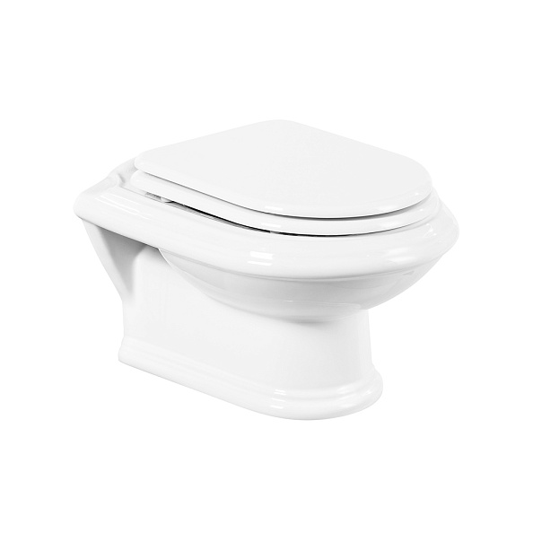 Чаша подвесного унитаза Cezares King Palace, белый (CZR-163-TH)