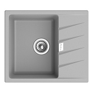 Кухонная мойка Rivelato RAUM RM-58, серый металлик