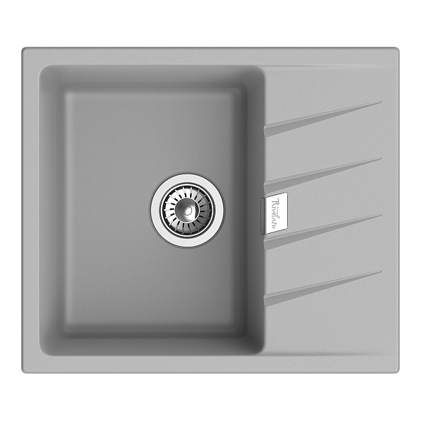 Кухонная мойка Rivelato RAUM RM-58, серый металлик