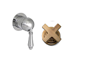 Смеситель для душа Nicolazzi El Capitan, на 1 потребитель, Bronzed Plated (3406MEXT BZ 75)