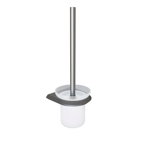 Ершик для унитаза Knotlor TB103GM, оружейная сталь