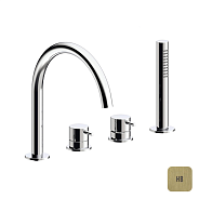Смеситель для ванны и душа Almar High Brass Brushed PVD (E214006.HB)
