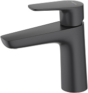 AQ1110MB БЕТТА смеситель для раковины 98, без донного клапана, матовый черный