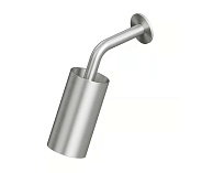 Верхний душ Quadro design 80, сталь брашированная (SF018.04 AS)