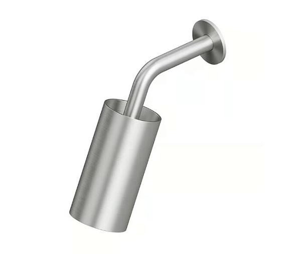 Верхний душ Quadro design 80, сталь брашированная (SF018.04 AS)