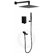 Душевая система встраиваемая FILARETE Fing FL1040BL, черный