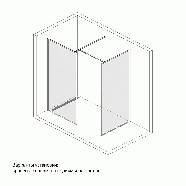 Душевая перегородка IDDIS Slide (SLI8CS8i23)