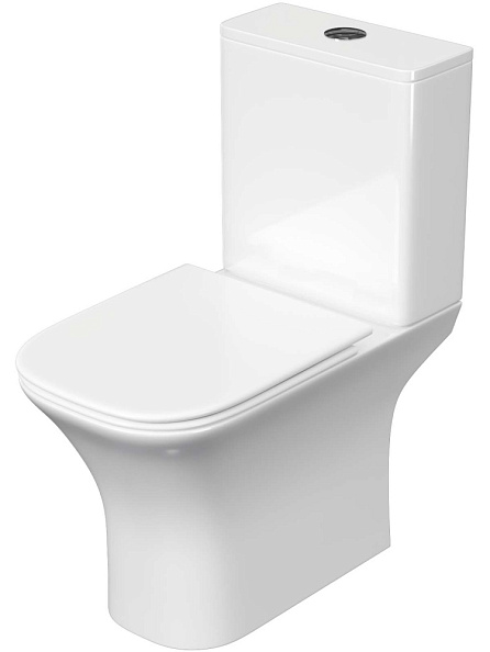 Унитаз-компакт напольный Aquatek Optima Square безободковый (AQ4411-00)
