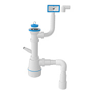 Сифон для кухонной мойки с переливом Nova NV1036