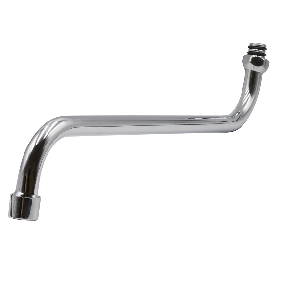 Излив для смесителя ванны MIXLINE 35см 1/2" трубчатый (рус) (подвес) (550570)