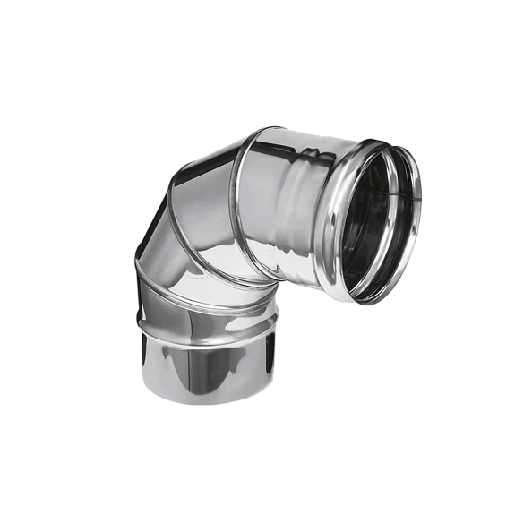 Колено 4 сек. угол 90° Ferrum (430/0,5 мм) Ф125