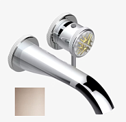 Смеситель для раковины THG Hirondelles Gold stamped, Umber PVD (A4L H66 6541B)