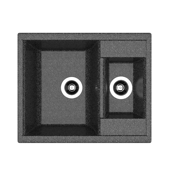 Кухонная мойка Dr. Gans АСТРА 25.065.D0620.407, черный