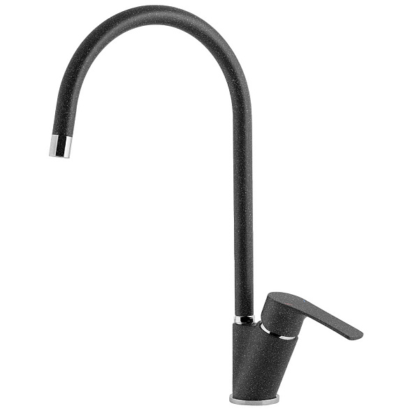 Смеситель для кухни GranFest 5023, графит