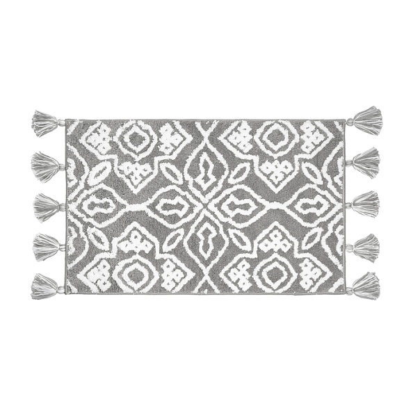 Коврик для ванной комнаты 50x80 микрофибра серый IDDIS Décor (DT01P58i12)