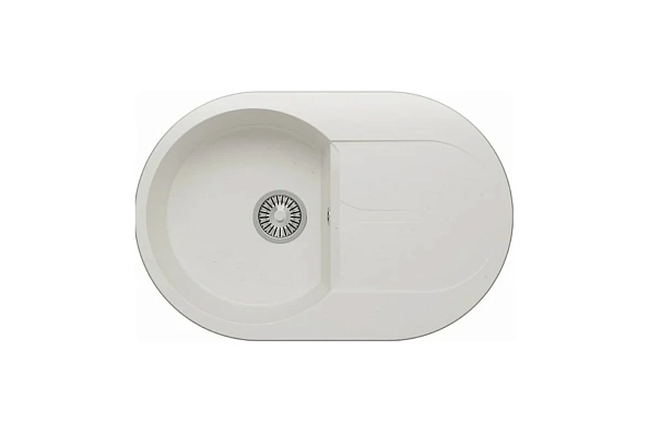 Кухонная мойка Polygran ATOL-760 Белый Хлопок №36