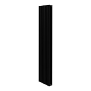 Трубчатый дизайн-радиатор Royal Thermo Shift Q30 C2180 4 секции, черный, боковое подключение