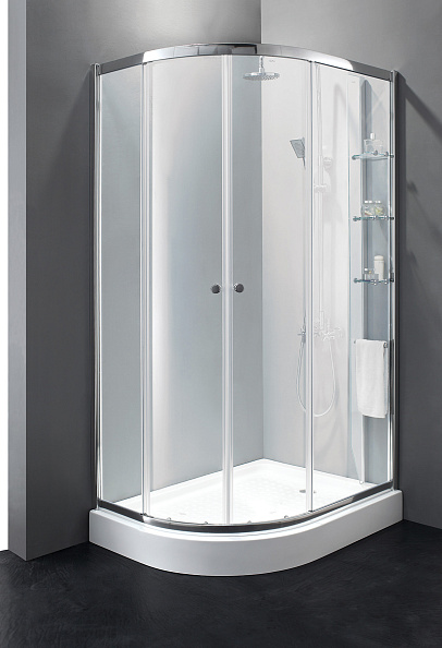 Душевой уголок Cezares Anima 120x100x200 см, прямоугольный асимметричный, хром (ANIMA-W-RH-2-120/100-P-Cr-R)
