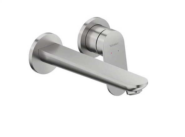 Смеситель для раковины Duravit Wave, нержавеющая сталь (WA1070004070)