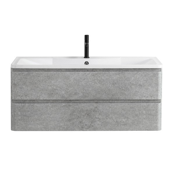 База под раковину подвесная BelBagno Albano 1200х500х450 мм, Cemento Verona Grigio (ALBANO-1200-2C-SO-CVG)