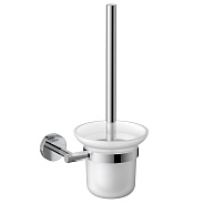 Ёршик для унитаза Lemark BELUGA подвесной, сталь, стекло, хром (LMA-8021S-C)