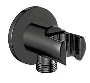 102199523C1EX шланговое подсоединение с держателем для душа,матовый черный