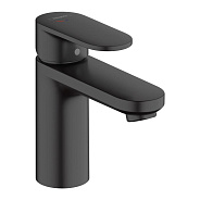 Смеситель для раковины HANSGROHE Vernis Blend со сливным гарнитуром, матовый чёрный (71551670)