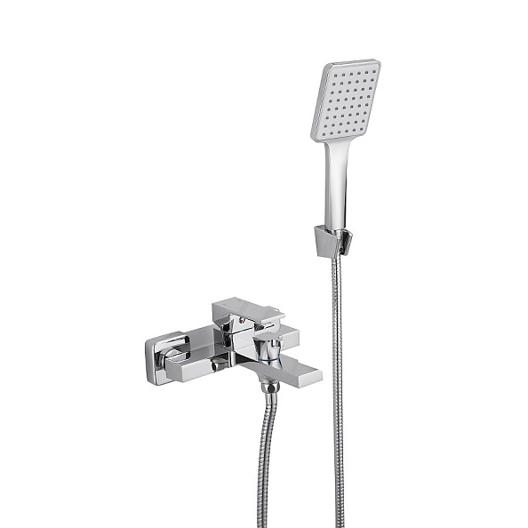 Смеситель для ванны BELZ B613 с аксессуарами, короткий излив (B60613)