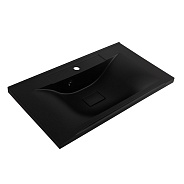 Раковина из искусственного камня BelBagno 800х150х450 мм (BB800/450-LV-ART-PR-NERO)