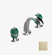 Смеситель для раковины THG Sully Malachite, PVD матовая латунь/malachite (A1V H50 151M)