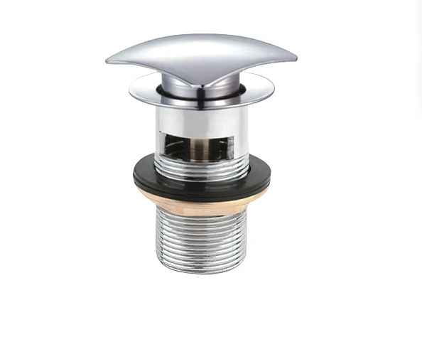 Донный клапан с переливом Cezares Czr, хром (CZR-SCQ2-01)