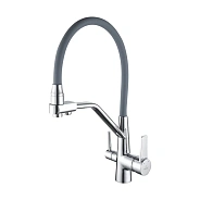 Смеситель для кухни Rose R558, хром